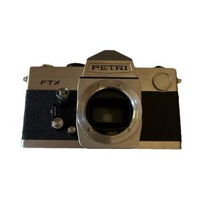 Petri FTX 35mm Film Camera Body Only Vintage Untested Repair No Lens PARTS ONLY